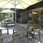 パンデカフェファリーヌ - 開放的なテラス席さいこーーーー!!!