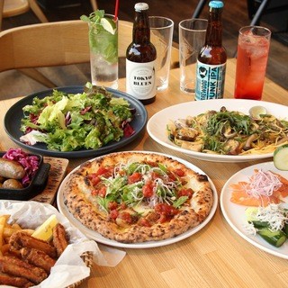 本格石釜のナポリピッツァはじめとする美味しい料理たち♪