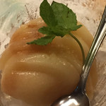 いなせ 寅”衛門 - 桃のコンポート