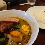 札幌スープカレー専門店エスパーイトウ - エスパーポーク 1130円+半ベーコン 150円トッピング