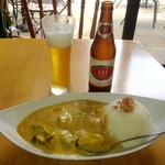 HANOI CORNER DINING BAR - チキンカレーと333ビール