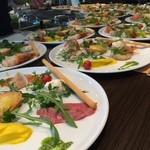 キャトルラパン - 並ぶ前菜達♡壮観～♪