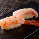 Sushi Sakae - ボタン海老＆羅臼産キンキ