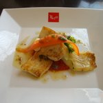 フランス産ヒラメと北海道産ホタテのソテー～カルリーナ風～