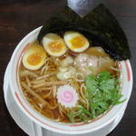 麺王 みらい - 中華そば煮玉子トッピング600円+50円