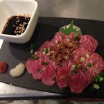 肉処菜家 わくら - 新鮮　桜肉の肉刺し