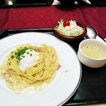 Kokkai Chuuou Shokudou - 豆乳カルボナーラセット