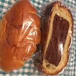 サンドウィッチパーラーまつむら - クリームパンとクロワッサンケーキ（チョコ）