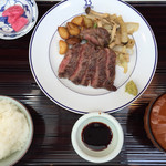 神戸ビフテキ亭 - ステーキセット