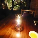 THE FUJIYA GOHONJIN - テーブルのキャンドル　雰囲気あります^^