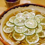 蕎や 月心 - 冷かけすだち蕎麦