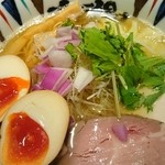 鶏Soba 座銀 - 煮干し吟醸clear♪+味玉