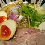 鶏Soba 座銀 - 煮干し吟醸clear♪+味玉