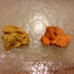 うを徳 - 岩手の馬糞海胆と奥尻島の紫海胆