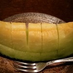 蕎麦ひら井 - デザートのメロン。