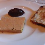 コート ドール - 鴨のフォアグラ干し柿添え