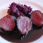 コート ドール - 蝦夷鹿のステーキペッパーソース