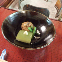 うかい鳥山 - 蓮根饅頭 冬瓜