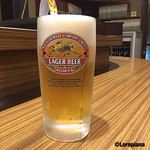 とだ - ギン冷えの生ビール。