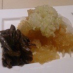 喜臨軒 - 2015年7月ディナークラゲの和え物