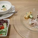 Shokora - 前菜とサラダと冷製スープ