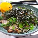 お食事処　もり - ネギと海苔があるからこその焼き豚丼