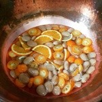 シュガー - 白花豆とオレンジの白ワイン煮