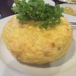 レストラン バイプレーン - エビオムレツ