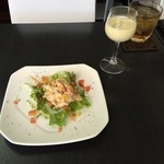 アルティジャーノ - ランチの前菜とスープ

・冷製コーンポタージュスープ
・ホッキ貝の和え物
