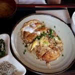 ジャンク カフェ トーキョー - 息子のカツ煮定食