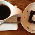 Dainingubudori - 食後のコーヒーとミニスイーツ ブラウニー