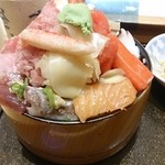 すし定 - チラシのご飯大盛