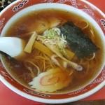 大門 - 201507ラーメン付キクラゲ炒め定食(半ライス)￥920 ラーメン