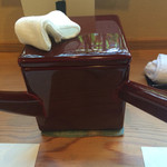 隆兵そば - 蕎麦湯。