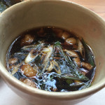 隆兵そば - 雉汁。