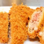 串揚げ酒場 仲丸 - 特製メンチカツ