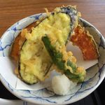 藍屋 - お昼のうどん定食　天ぷら