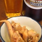 かんのん - ビールと付き出し