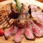 ノスタルジーテーブル - 肉3種類のグリルミスト（炭火焼盛合せ）