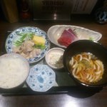 日本橋 三冨魯久汁八 - 刺身定食