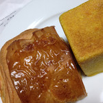 ゴントラン シェリエ - パンオショコラ（240円）と牛タンカレーキューブ（280円）