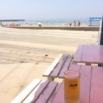 喜楽屋 - ビーチの見えるテラス席