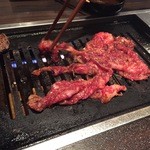 松ちゃん焼肉道場 - サーロインのうすぎり