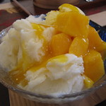 中国茶房 茶趣茶楽 - 台湾マンゴーカキ氷