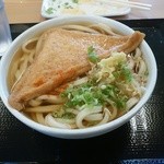 Hime hama - かけうどん（250円）＋あげ（100円）