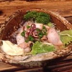 五郎 - 赤イカ肝バター炒め