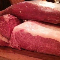トロワフレーシュ - 左から、短角牛、らんぷ、フィレ、サーロイン
