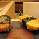 Sushi Asakichi - 煮帆立・玉子