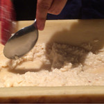 UOKIN PICCOLO - チーズリゾット作り中