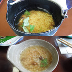 鬼無里の湯 - 蕎麦の実雑炊